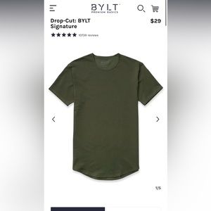 BYLT Basics Drop Cut Shirt